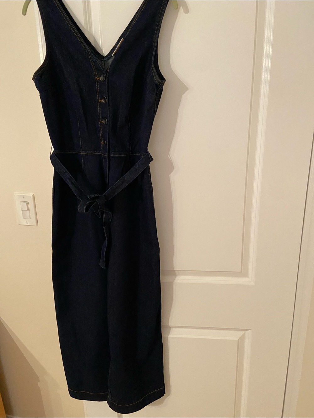 Universal Thread Indigo Overalls/onesie/denim/romper size 4 NWT